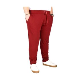 Mode XL 20504 Bordo Dar Paça Erkek Eşofman Altı