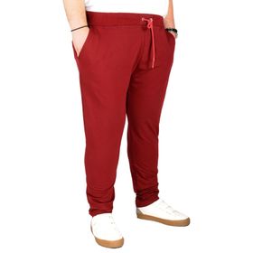 Mode XL 20504 Bordo Dar Paça Erkek Eşofman Altı