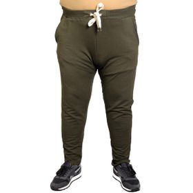 Mode XL 20504 Haki Dar Paça Erkek Eşofman Altı