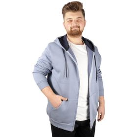 Mode XL 20543 Mavi Kapüşonlu Erkek Sweatshirt