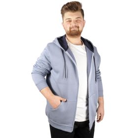 Mode XL 20543 Mavi Kapüşonlu Erkek Sweatshirt