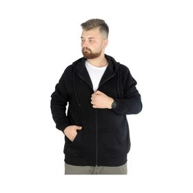 Mode XL 20543 Siyah Kapüşonlu Erkek Sweatshirt