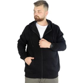Mode XL 20543 Siyah Kapüşonlu Erkek Sweatshirt