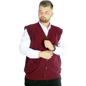Mode XL 20545 Selanik Bordo Erkek Yelek