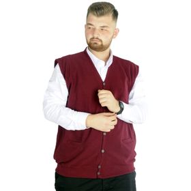 Mode XL 20545 Selanik Bordo Erkek Yelek