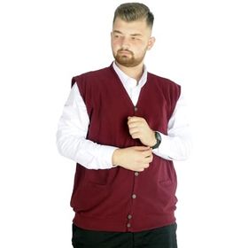 Mode XL 20545 Selanik Bordo Erkek Yelek