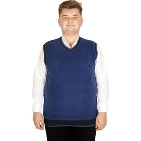 Mode XL 20547 Vanize Selanik İndigo Erkek Süveter