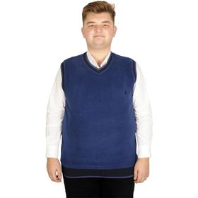 Mode XL 20547 Vanize Selanik İndigo Erkek Süveter