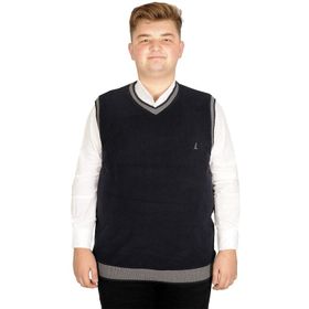 Mode XL 20547 Vanize Selanik Lacivert Erkek Süveter