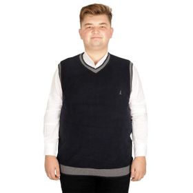 Mode XL 20547 Vanize Selanik Lacivert Erkek Süveter
