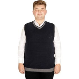 Mode XL 20547 Vanize Selanik Lacivert Erkek Süveter