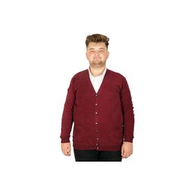 Mode XL 20548 Bordo Erkek Hırka