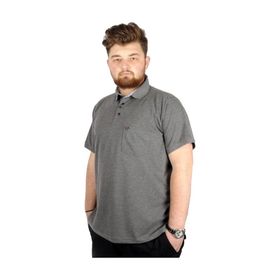 Mode XL 20552 Antramelanj Cepli Klasik Pike Polo Yaka Erkek T-Shirt