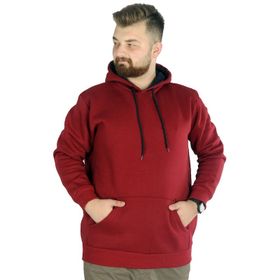 Mode XL 20562 Bordo Erkek Sweatshirt