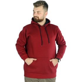 Mode XL 20562 Bordo Erkek Sweatshirt