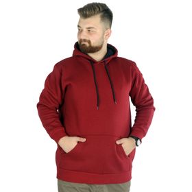 Mode XL 20562 Bordo Erkek Sweatshirt