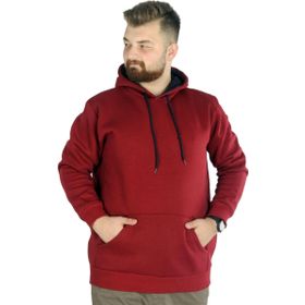 Mode XL 20562 Bordo Erkek Sweatshirt