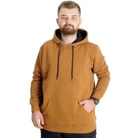 Mode XL 20562 Camel Kapüşonlu Erkek Sweatshirt