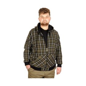Mode XL 20579 Haki Kapüşonlu Erkek Sweatshirt