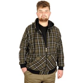 Mode XL 20579 Haki Kapüşonlu Erkek Sweatshirt