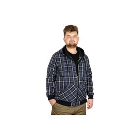 Mode XL 20579 İndigo Kapüşonlu Erkek Sweatshirt
