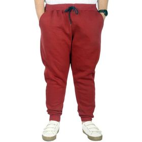 Mode XL 20583 Bordo 3 İplik Erkek Eşofman Altı
