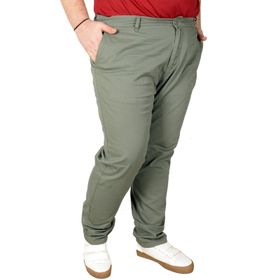 Mode XL 20850 Milano Yeşil Keten Erkek Pantolon