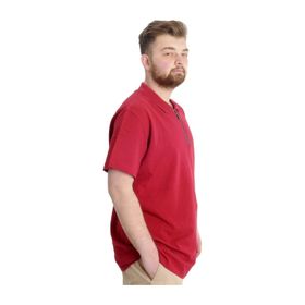 Mode XL 21029 Bordo Erkek T-shirt