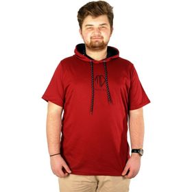 Mode XL 21118 Bordo Erkek T-shirt