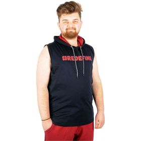Mode XL 21127 Redefine Lacivert Kapüşonlu Erkek T-Shirt
