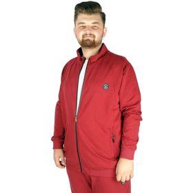 Mode XL 21202 Bordo Erkek Eşofman Üstü