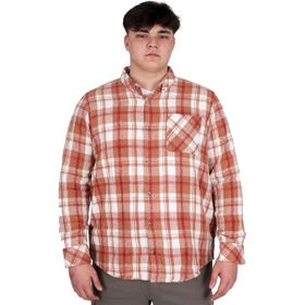 Mode XL 21394 Kiremit Ekose Oduncu Erkek Gömlek