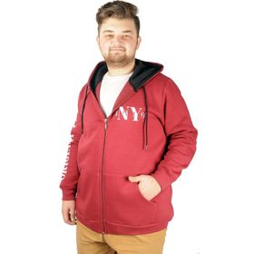 Mode XL 21516 Bordo Erkek Sweatshirt
