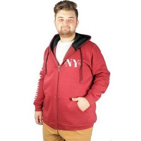 Mode XL 21516 Bordo Erkek Sweatshirt
