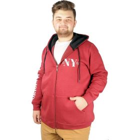 Mode XL 21516 Bordo Erkek Sweatshirt