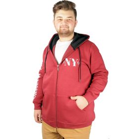Mode XL 21516 Bordo Erkek Sweatshirt
