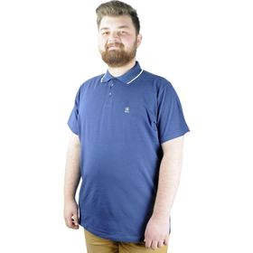 Mode XL 21554 İndigo Polo Erkek T-shirt