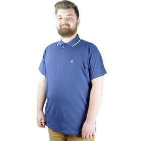 Mode XL 21554 İndigo Polo Erkek T-shirt