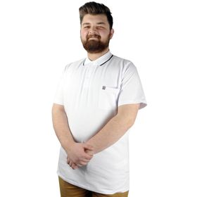 Mode XL 21558 Beyaz Polo Erkek T-shirt