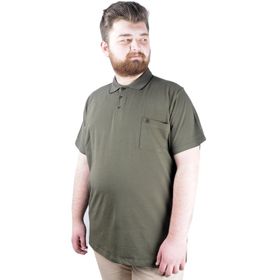Mode XL 21558 Haki Polo Erkek T-shirt