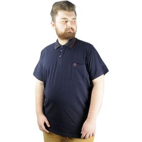 Mode XL 21558 Lacivert Polo Erkek T-shirt