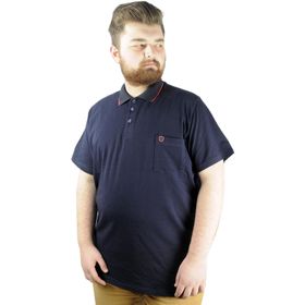 Mode XL 21558 Lacivert Polo Erkek T-shirt