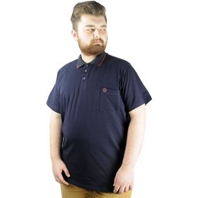 Mode XL 21558 Lacivert Polo Erkek T-shirt