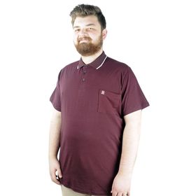 Mode XL 21558 Mürdüm Polo Erkek T-shirt