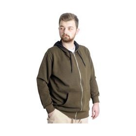 Mode XL 21600 Steel Interlock Haki Erkek Hırka