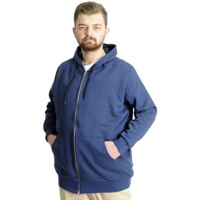 Mode XL 21600 Steel Interlock İndigo Erkek Hırka