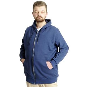 Mode XL 21600 Steel Interlock İndigo Erkek Hırka