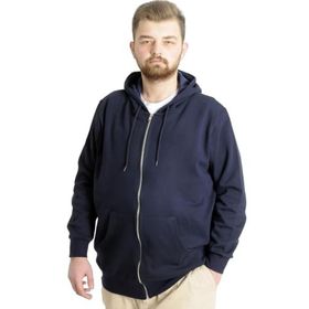 Mode XL 21600 Steel Interlock Lacivert Erkek Hırka
