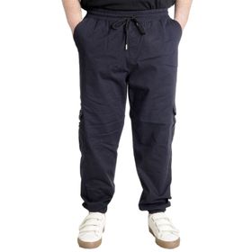 Mode XL 21911 Valencia Lacivert Keten Kargo Erkek Pantolon