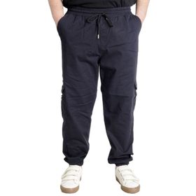 Mode XL 21911 Valencia Lacivert Keten Kargo Erkek Pantolon